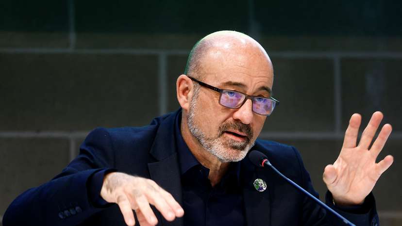 News conference during pre-COP26 climate meeting in Milan