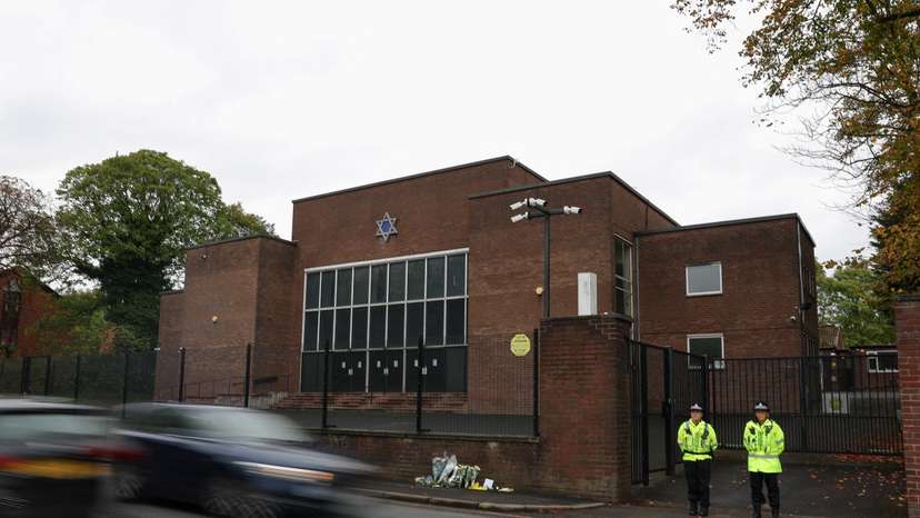 Aftermath of the Manchester synagogue attack