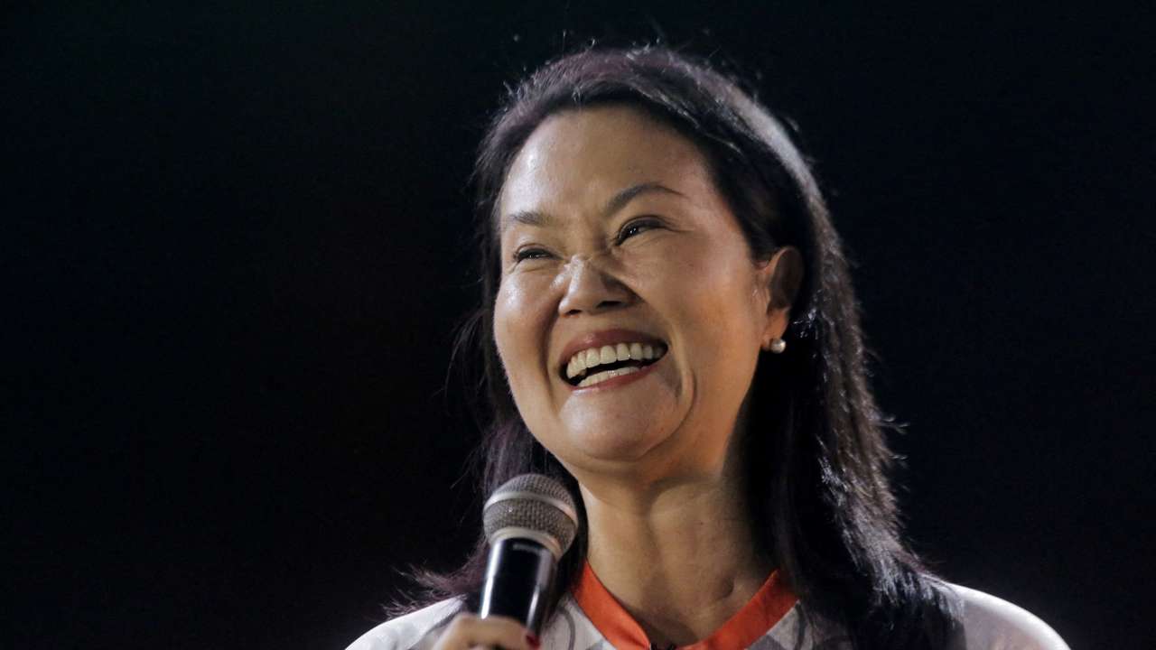 FILE PHOTO: Keiko Fujimori, announces the party’s list of congressional candidates in Lima