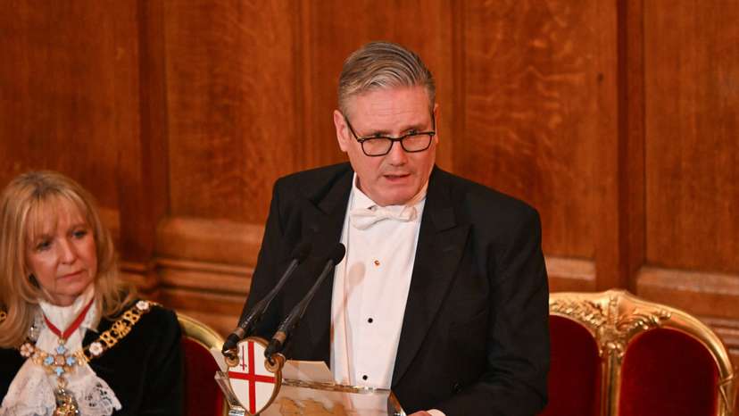Annual Lady Mayor's Banquet at the Guildhall in London
