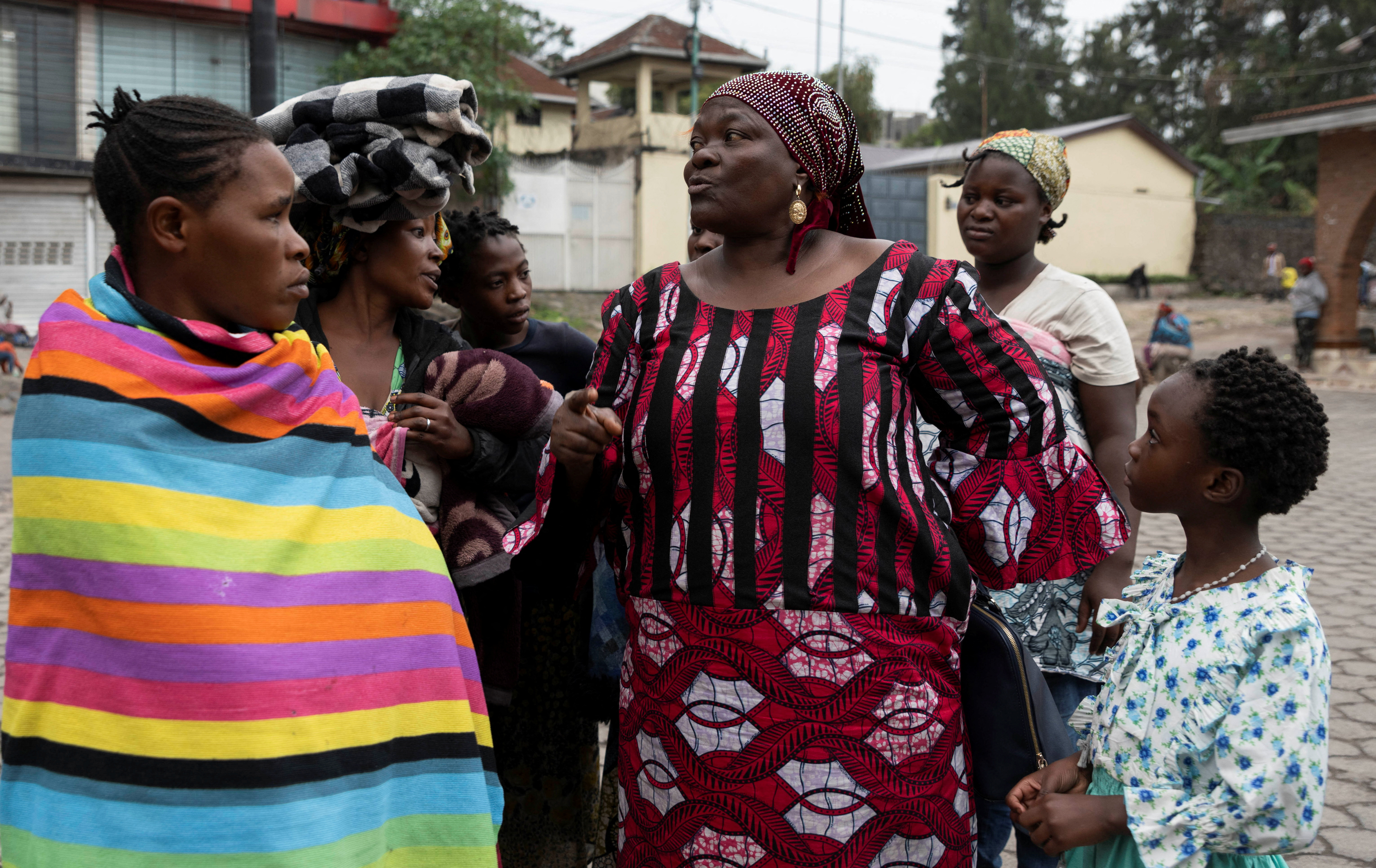 Christians celebrate mass at the Saint Esprit parish in Goma