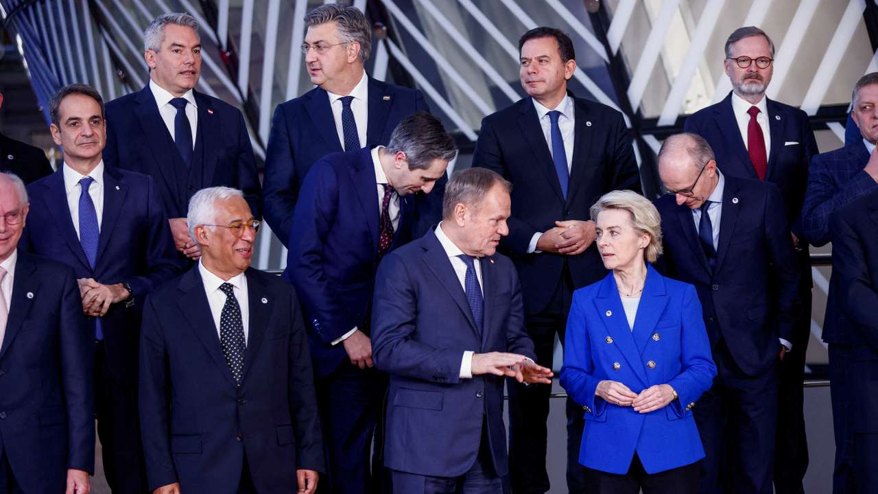 FILE PHOTO: EU leaders hold a summit in Brussels