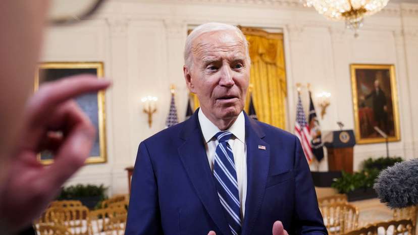 U.S. President Biden participates in a bill signing ceremony for the "Social Security Fairness Act", in Washington