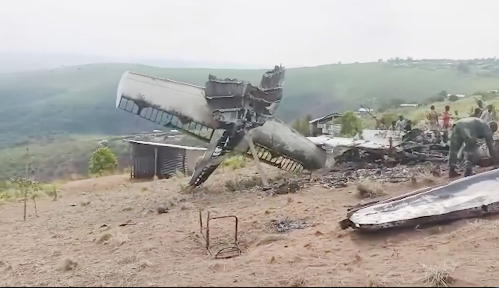 DRC military plane crash
