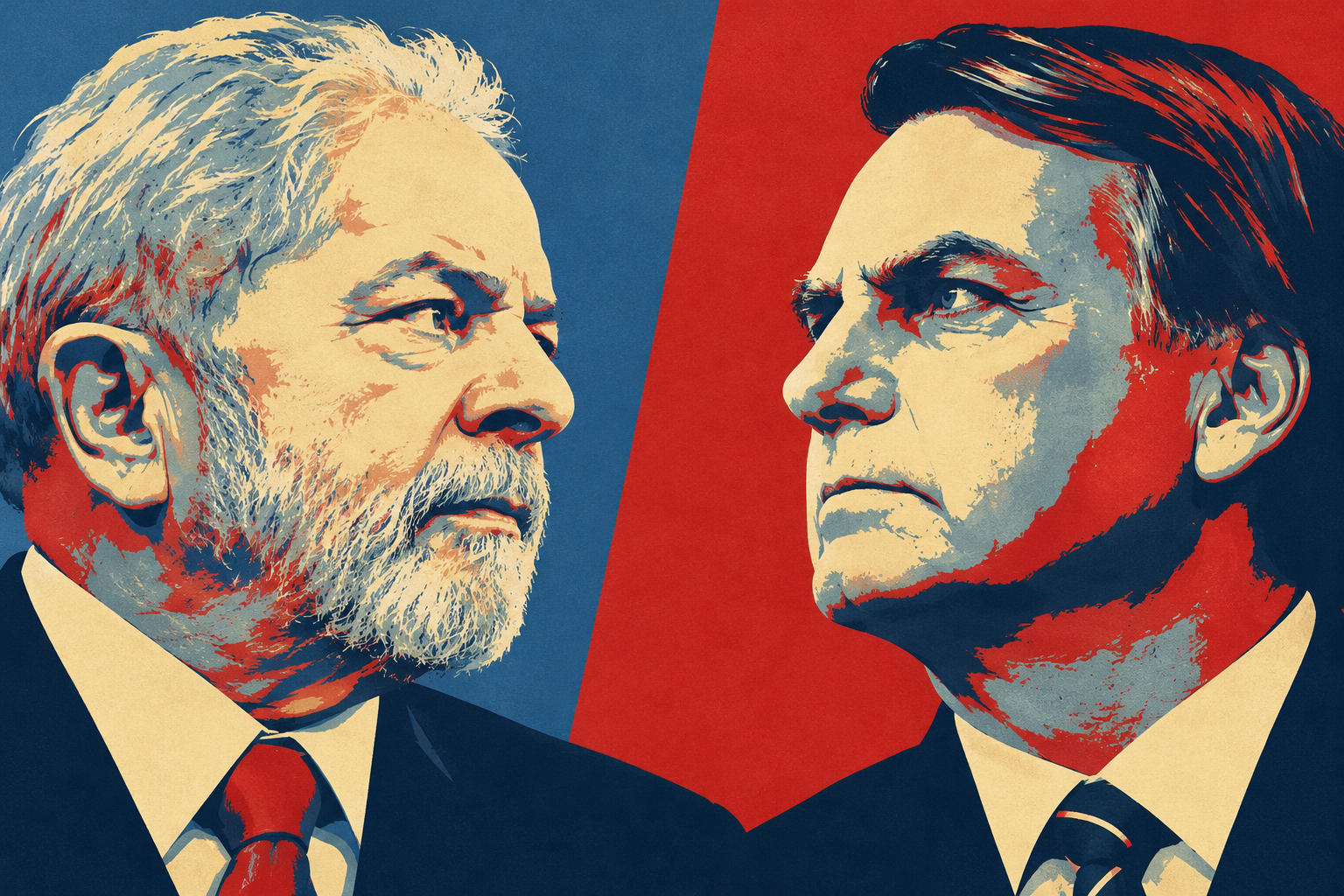 Duelo Político em Cores Primárias