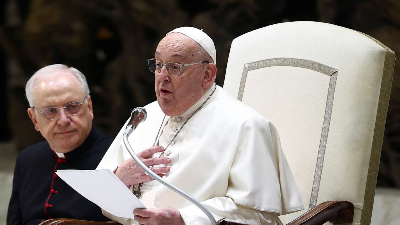 Pope Francis holds weekly audience at the Vatican