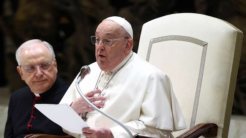 Pope Francis holds weekly audience at the Vatican
