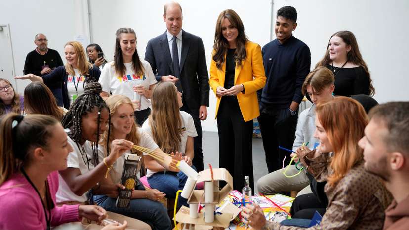 The Prince and Princess of Wales host a youth forum in Birmingham to mark World Mental Health Day