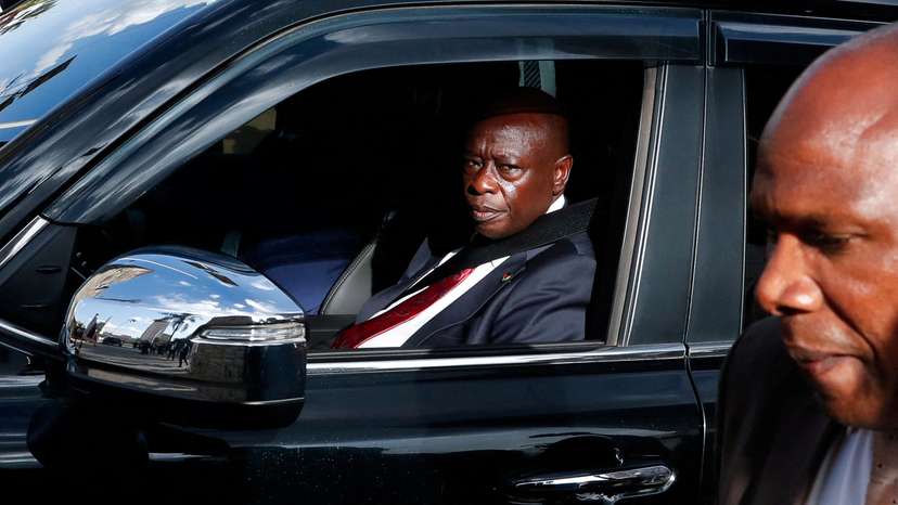 FILE PHOTO: Kenya's Deputy President Gachagua arrives to address legislators at the Parliament buildings in Nairobi