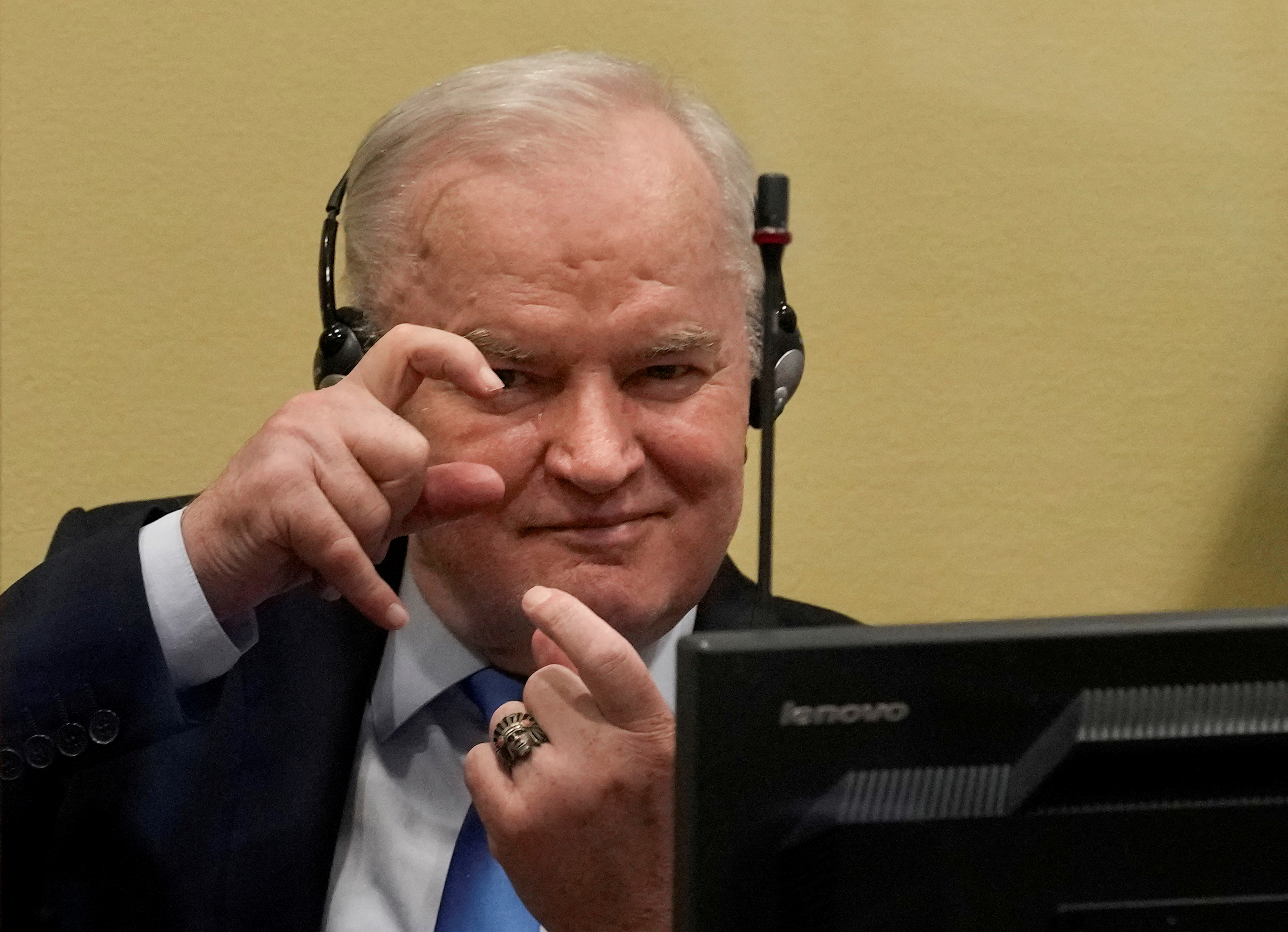 FILE PHOTO: Former Bosnian Serb commander Mladic appeal judgement at UN court in The Hague
