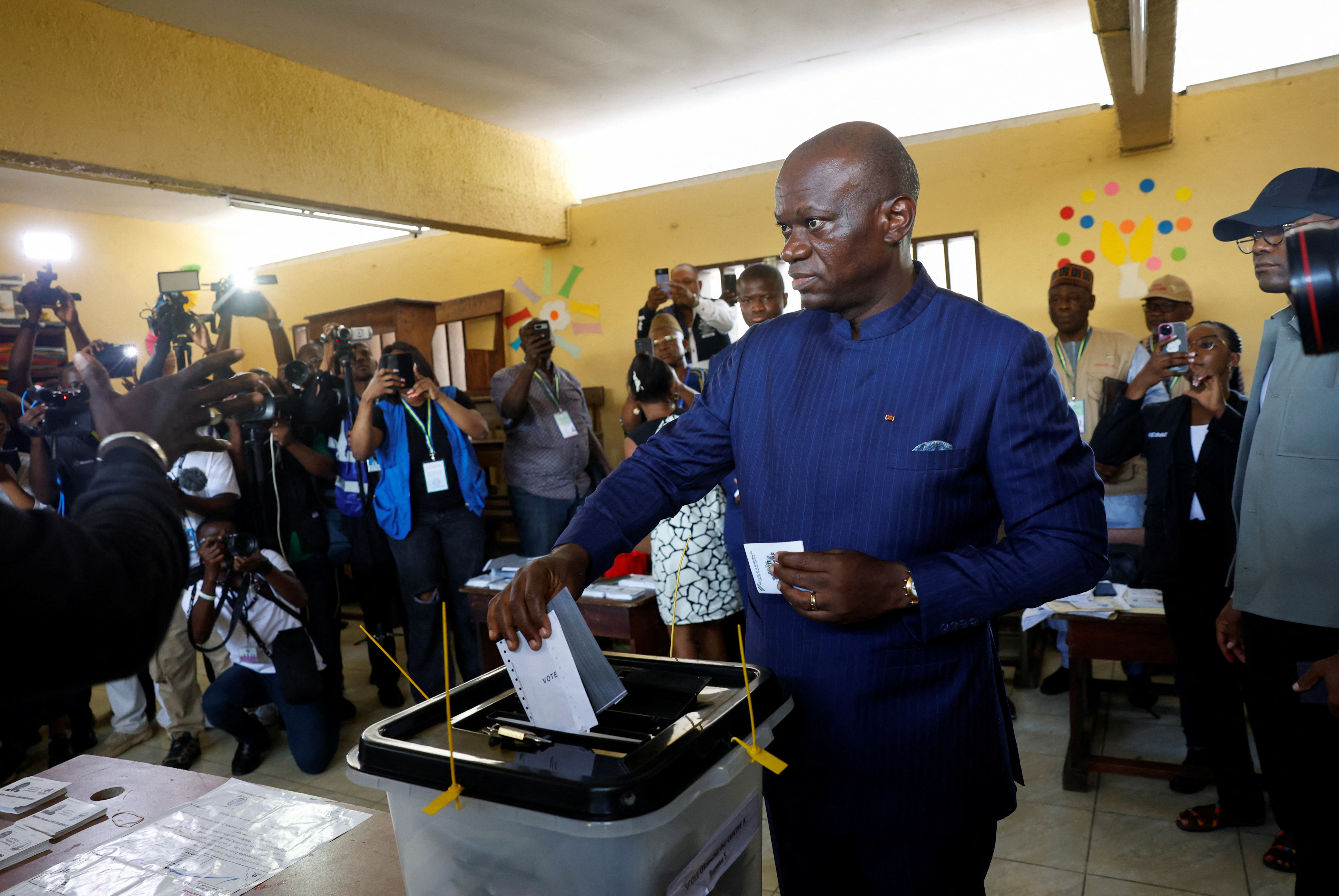 Gabon holds presidential election