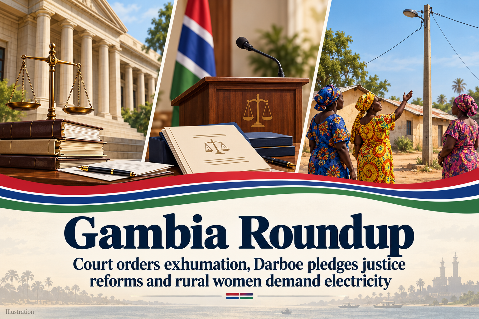 Gambia Roundup: Court orders exhumation, Darboe pledges justice reforms and rural women demand electricity