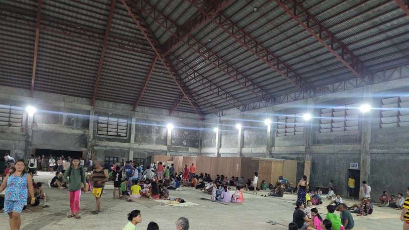 Aftermath of earthquake in Philippines