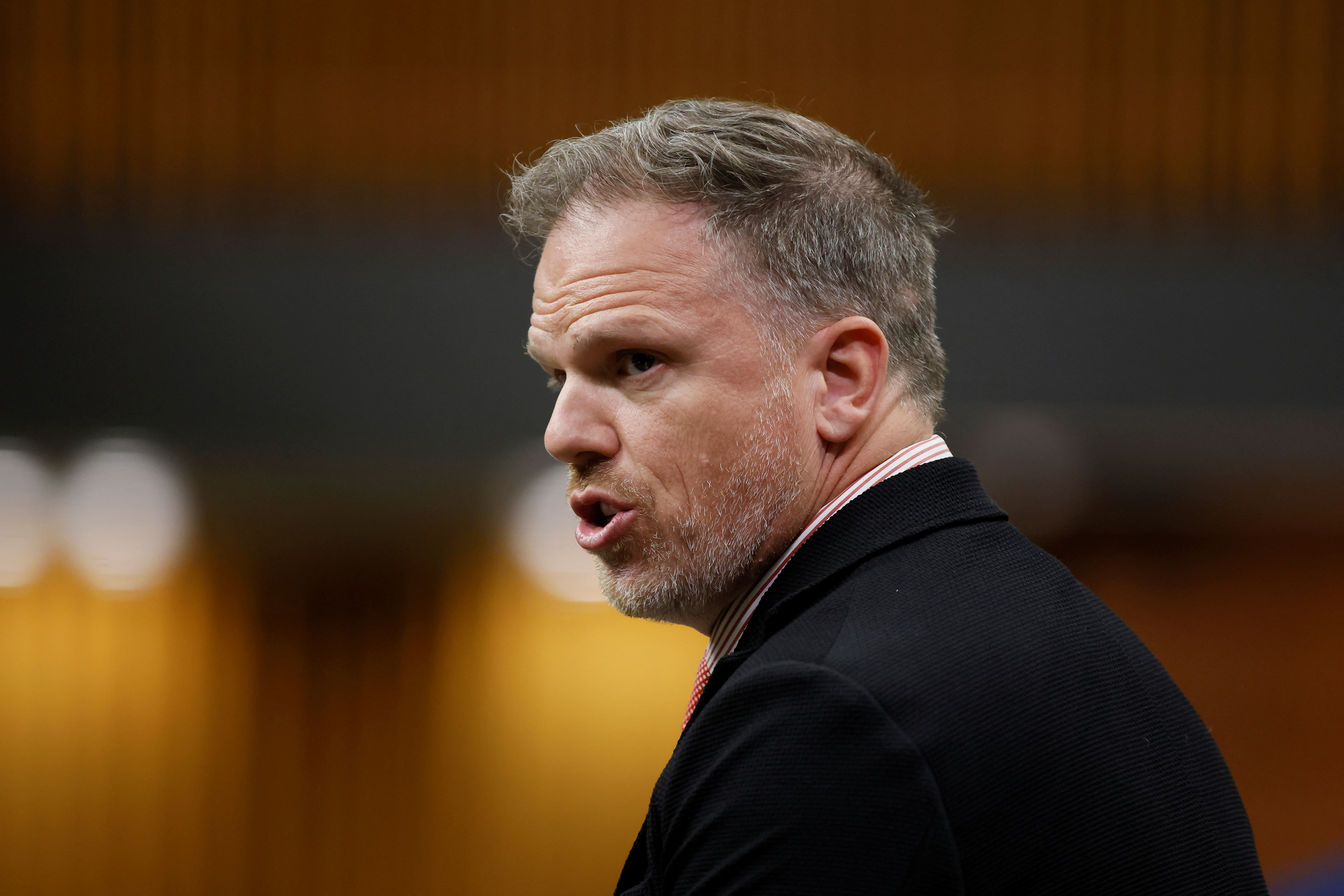 Canada's Minister of Health Mark Holland speaks during Question Period on Parliament Hill in Ottawa