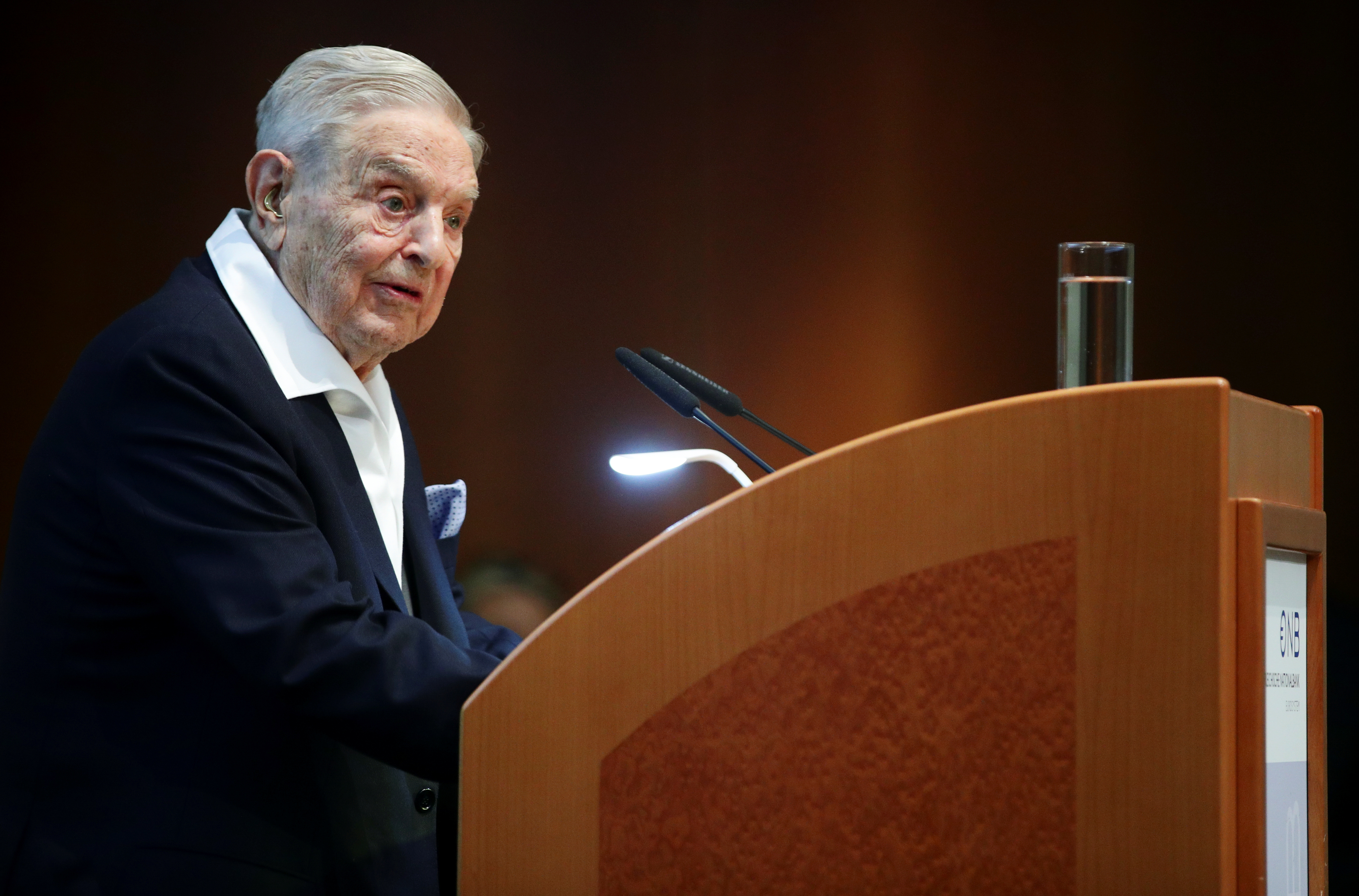 Billionaire investor George Soros is awarded the Schumpeter Prize in Vienna