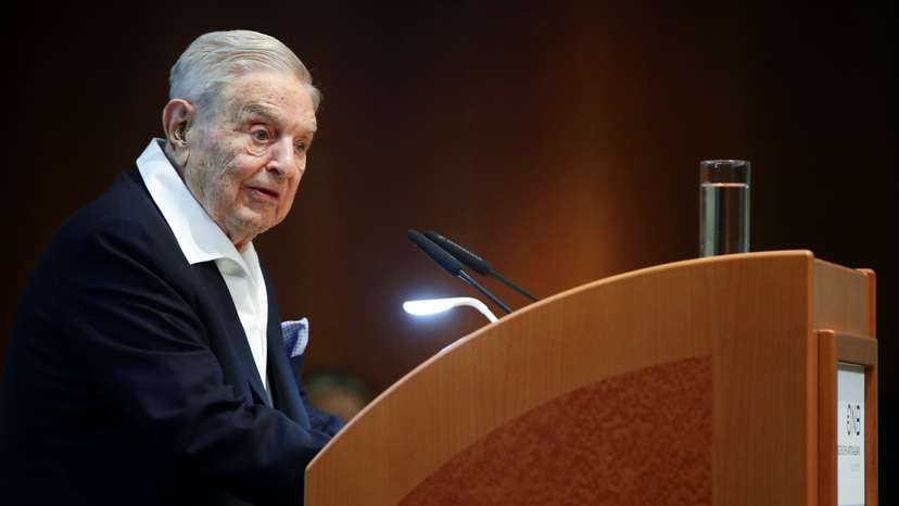 Billionaire investor George Soros is awarded the Schumpeter Prize in Vienna