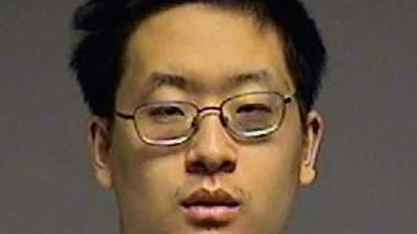 FILE PHOTO: Cornell University student Patrick Dai appears in a police booking photo in Binghamton
