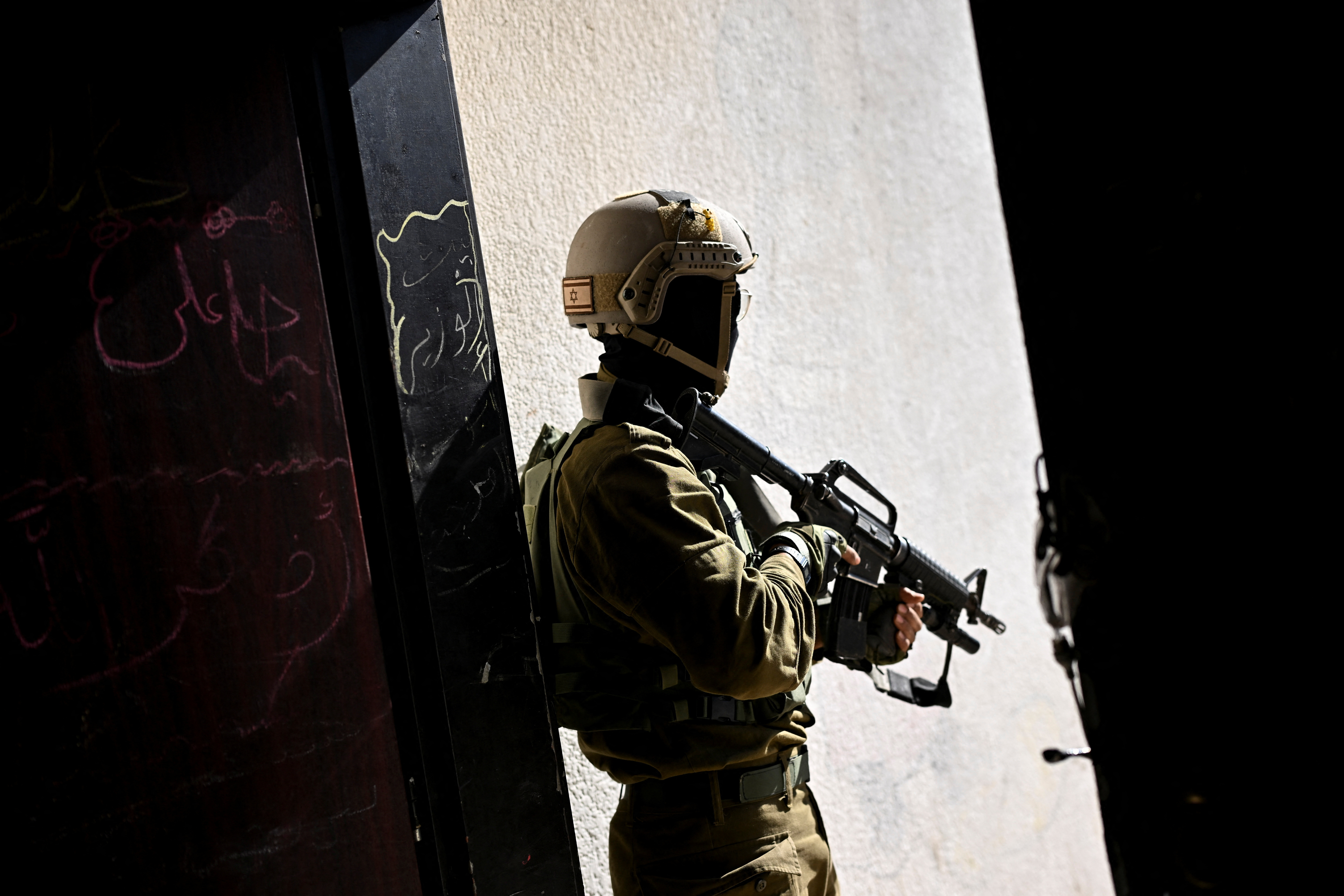 Israeli forces operate in the Gaza Strip
