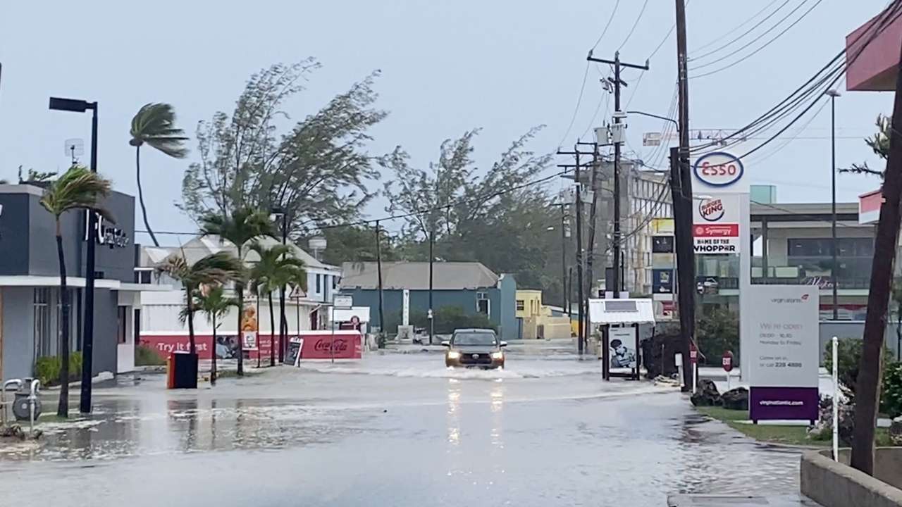 Aftermath of Hurricane Beryl in Bridgetown, Barbados