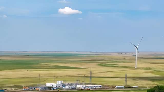 Kazakhstan’s Akmola wind power cluster converts strong steppe winds into clean electricity.