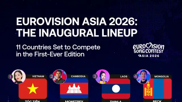 Eurovision Asia 2026: 11 countries confirmed as Bangkok prepares for historic first contest