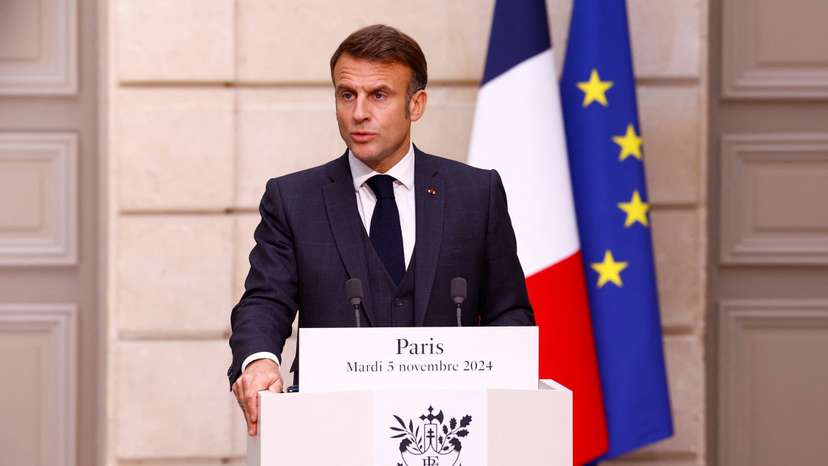 French President Macron meets Kazakh President Tokayev in Paris
