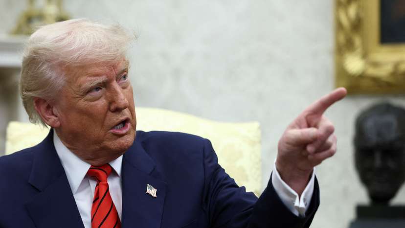 U.S. President Trump meets NATO Secretary General Rutte at the White House in Washington