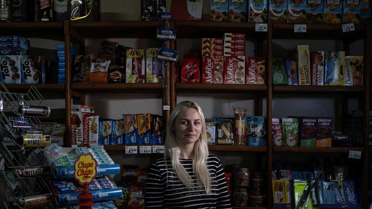 The Wider Image: The last women standing in a Serbian village swallowed by mine