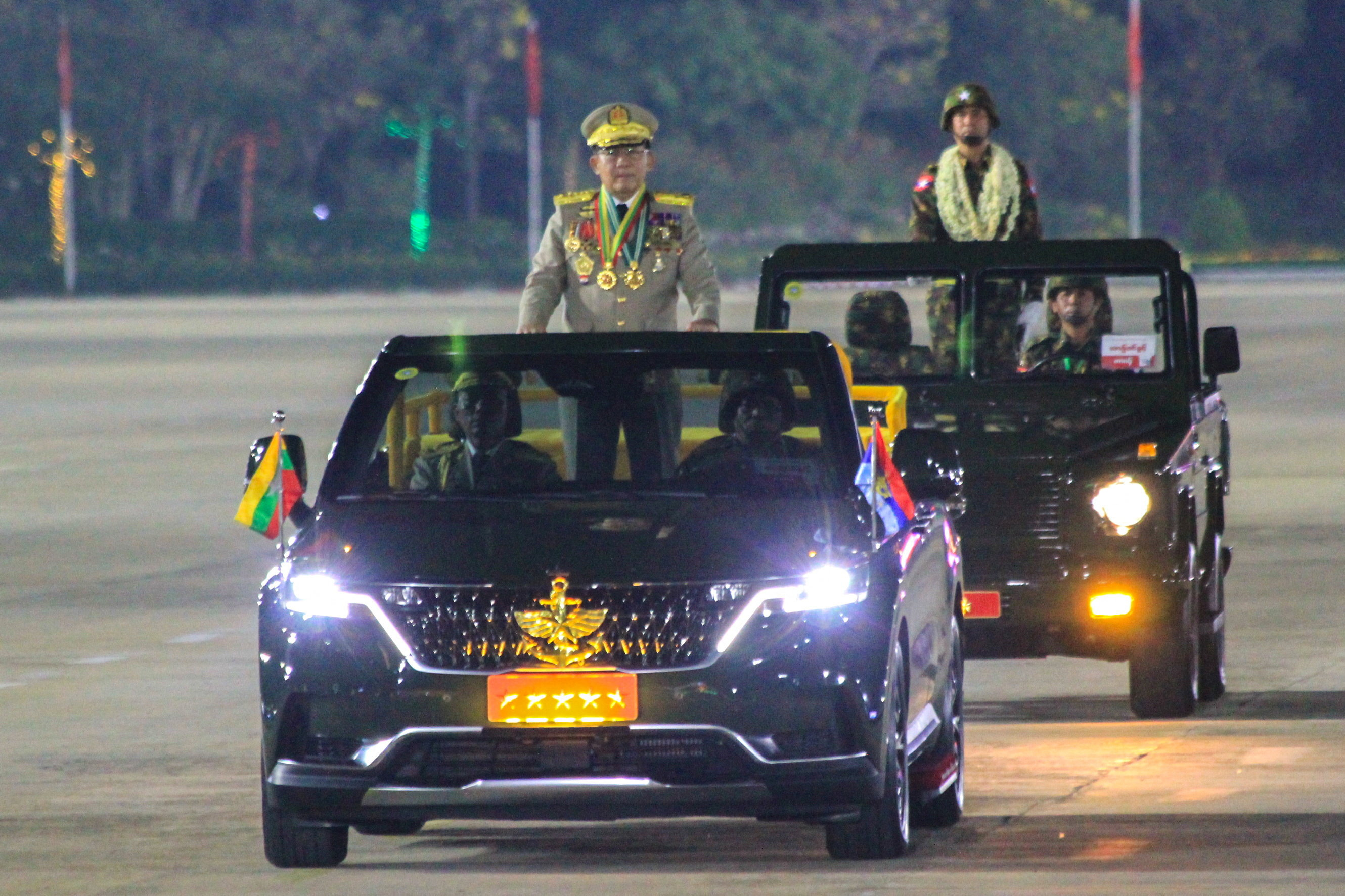 Military parade commemorating the 81st Armed Forces Day in Naypyidaw