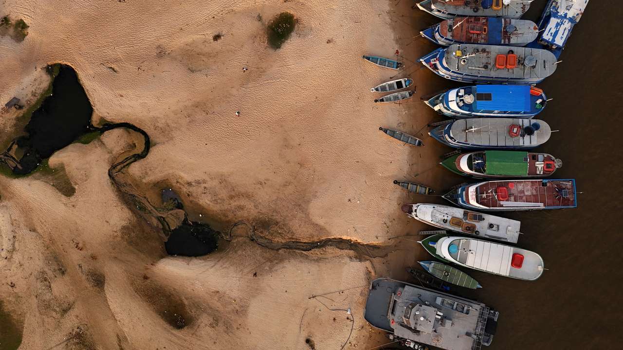 Drought hits the Amazon, in Santarem