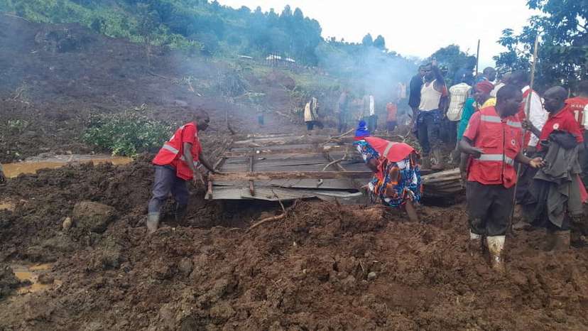 Landslide in Uganda