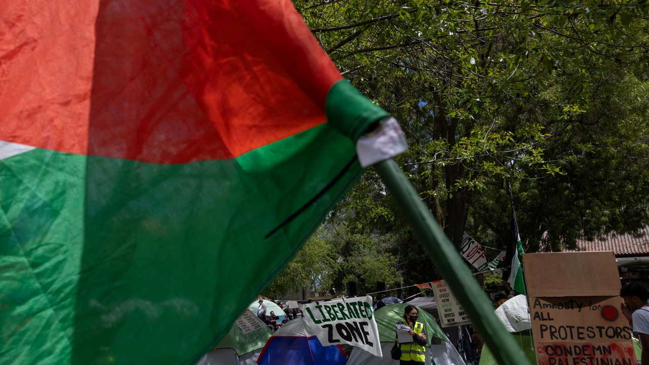 FILE PHOTO: Protests continue at a protest encampment in support of Palestinians at Stanford university