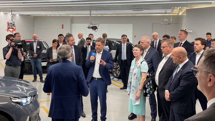 German Vice Chancellor and Economy Minister Robert Habeck visits China