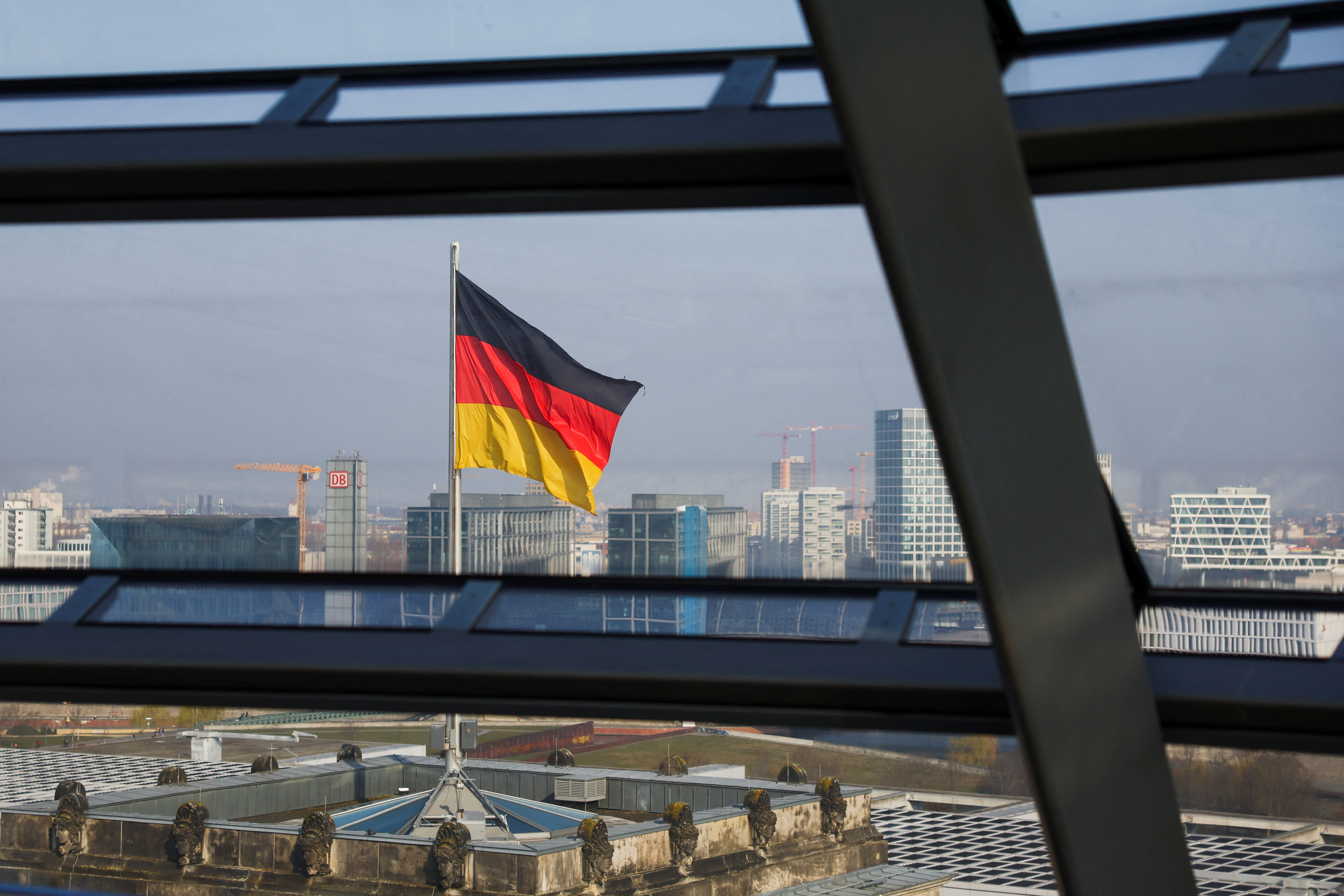 Inaugural session of the German lower house of Parliament, the Bundestag, in Berlin