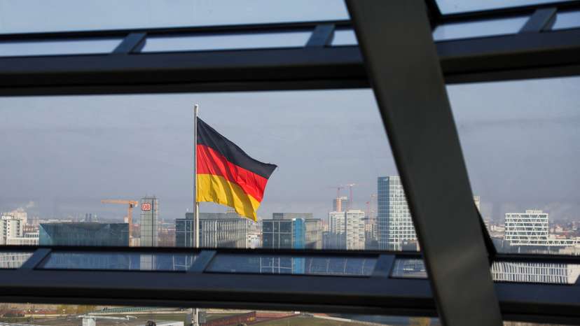 Inaugural session of the German lower house of Parliament, the Bundestag, in Berlin