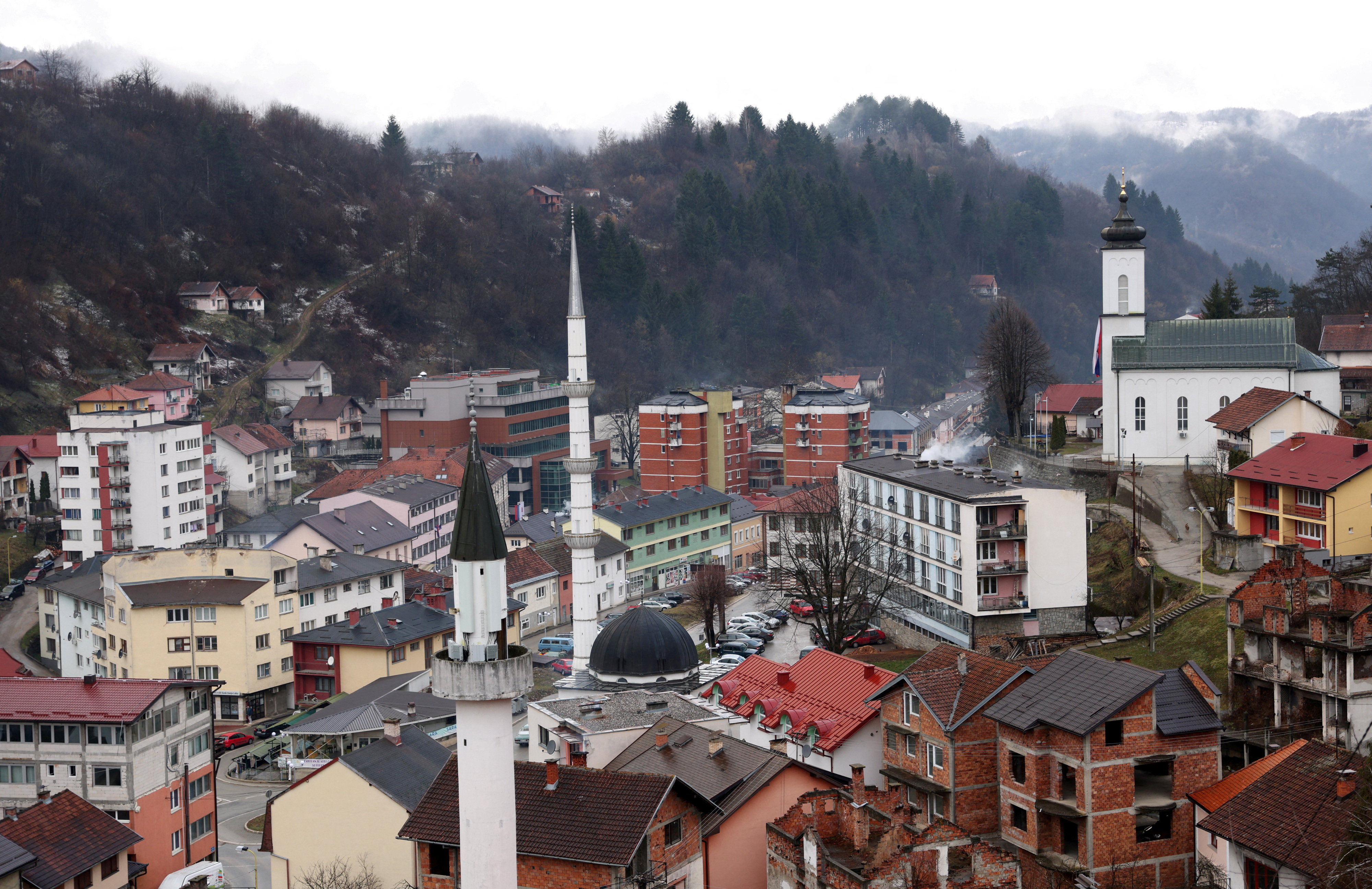 FILE PHOTO: A general view of Srebrenica