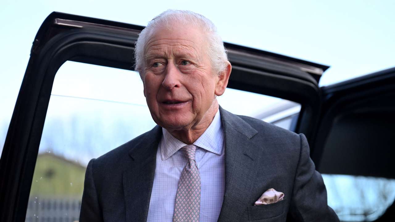Britain's King Charles visits the Tower Brewery in Burton-Upon-Trent