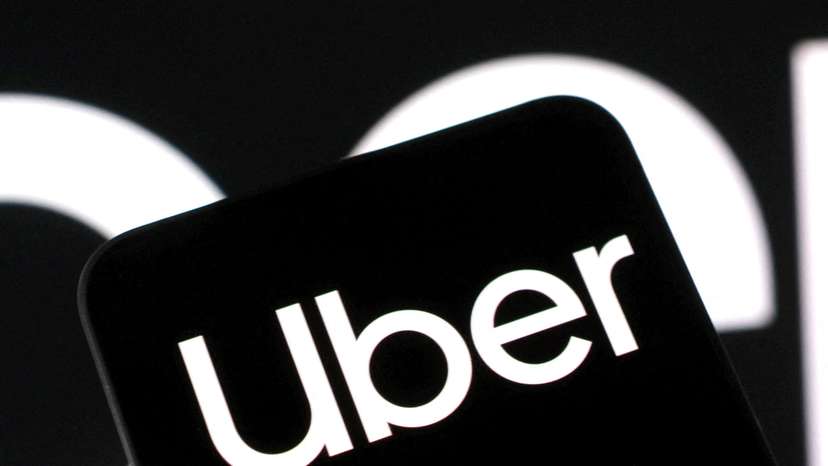 FILE PHOTO: Illustration shows Uber logo