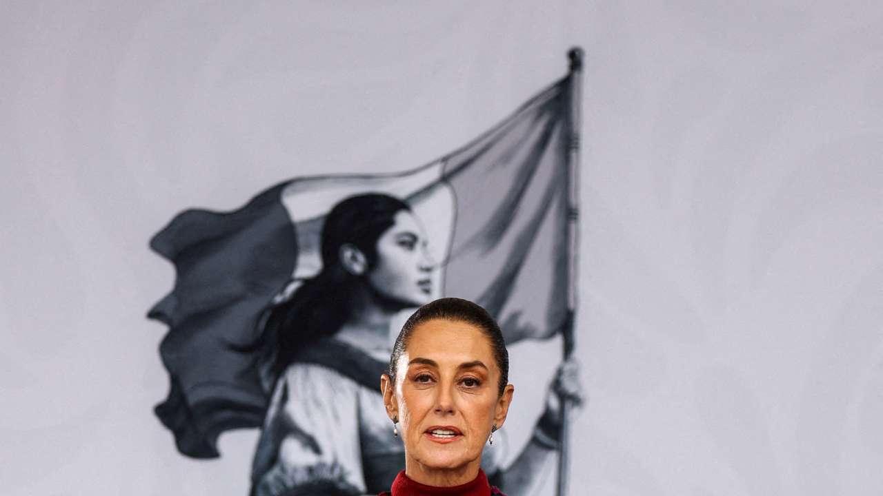 Mexican President Claudia Sheinbaum in Mexico City