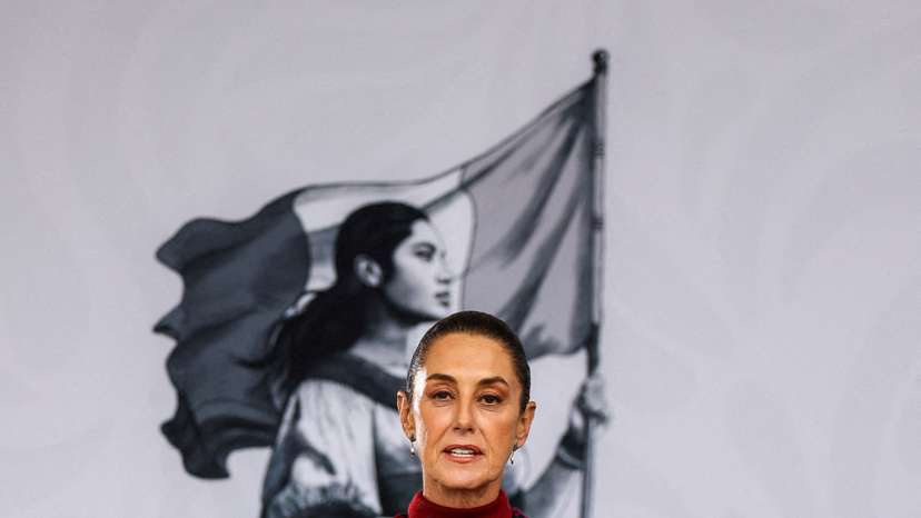 Mexican President Claudia Sheinbaum in Mexico City
