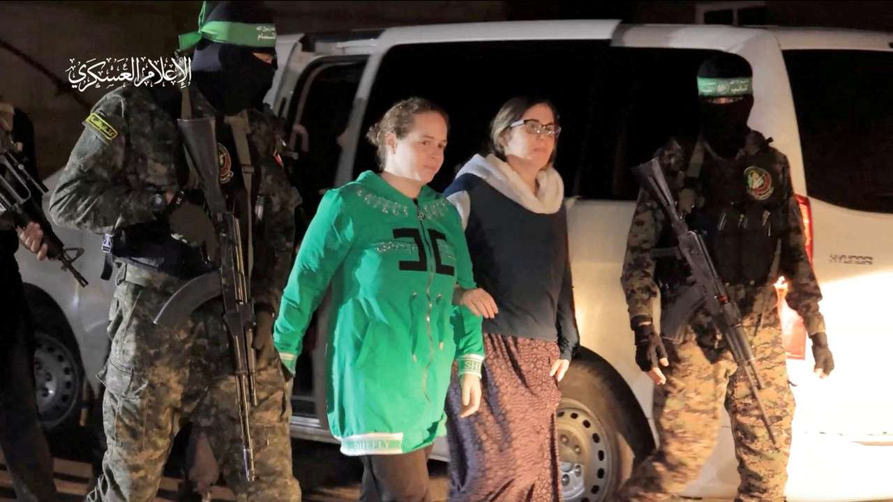 FILE PHOTO: Palestinian Islamist group Hamas releases hostages