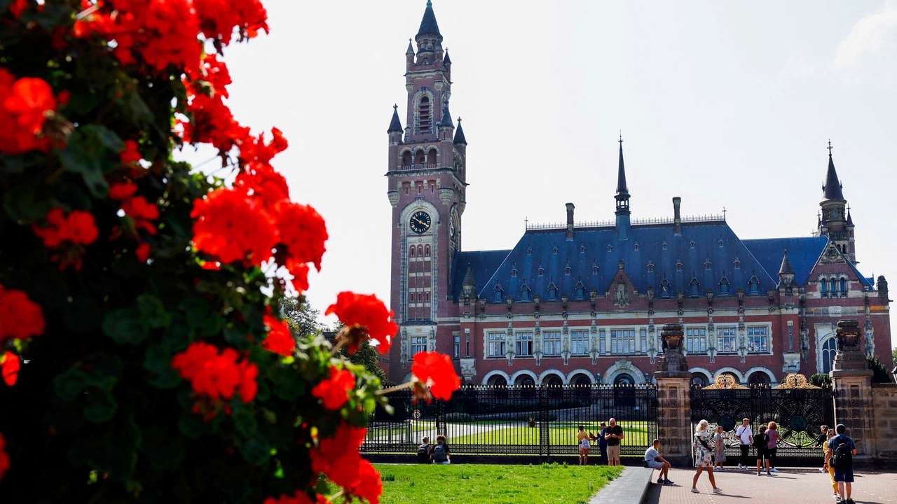 FILE PHOTO: A general view of the International Court of Justice in The Hague
