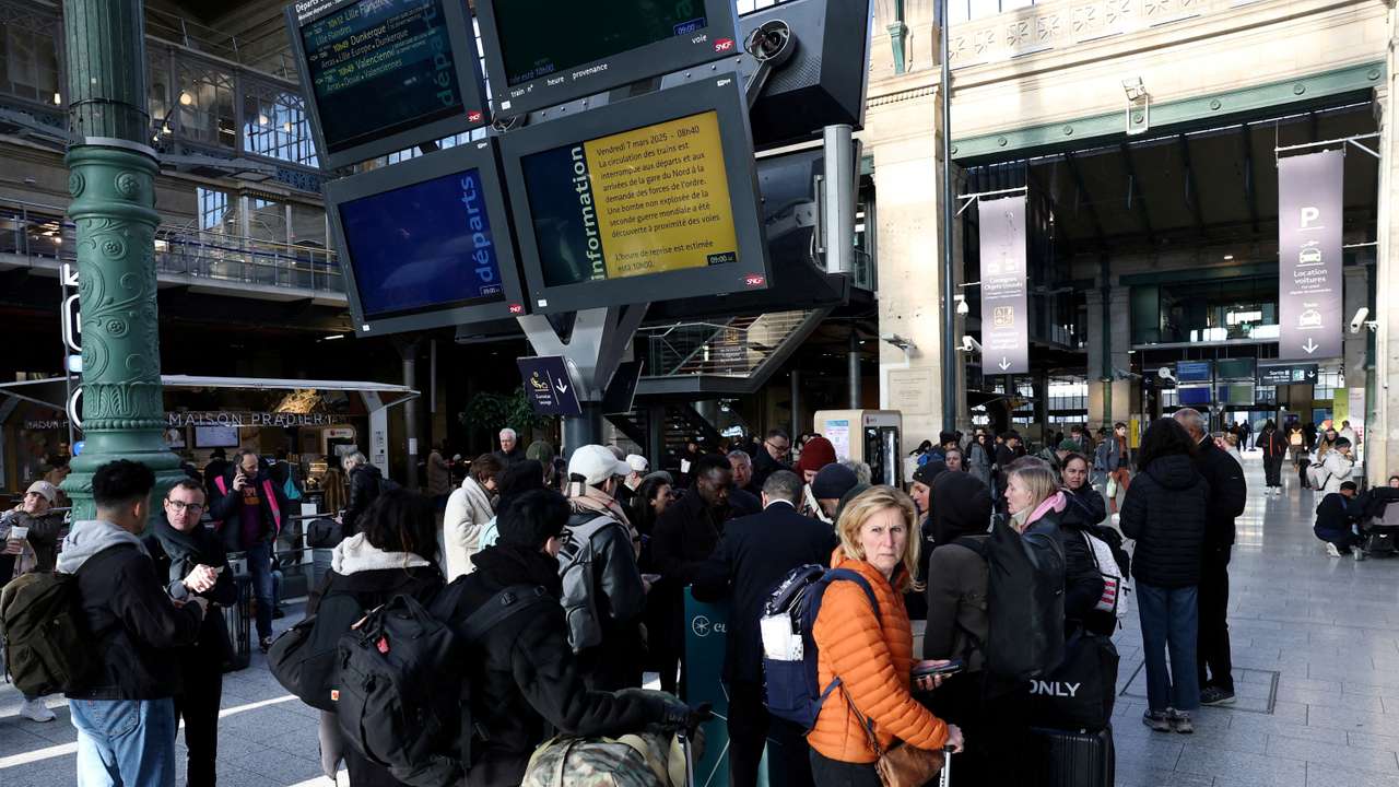 Discovery of World War 2 bomb disrupts trains from Paris' Gare du Nord station