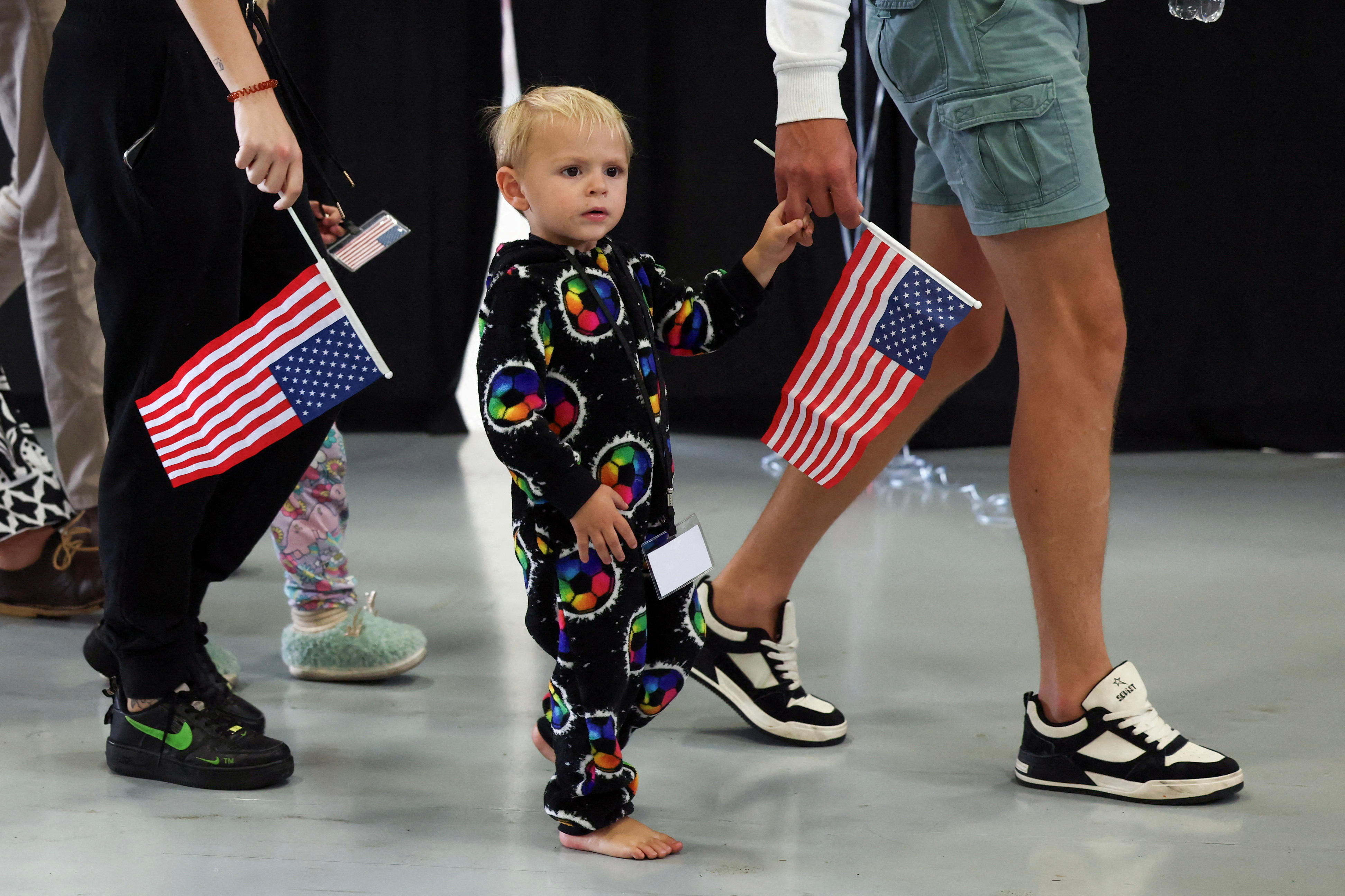 FILE PHOTO: First group of White South Africans arrives in U.S. Under Trump's Refugee plan in Dulles