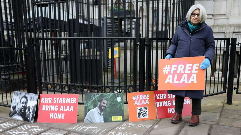 Hunger strike for Alaa Abd el-Fattah