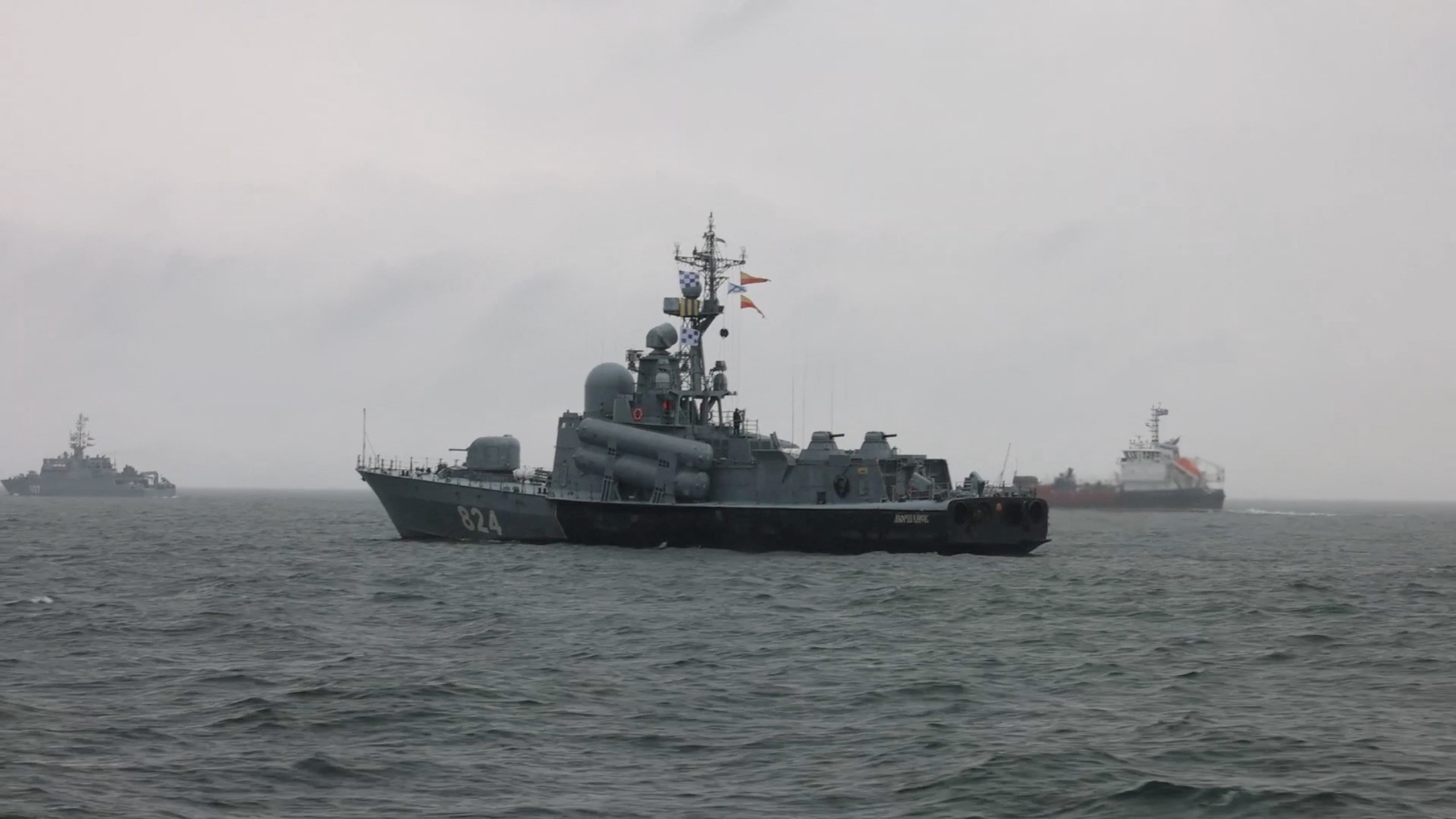 Russia begins major naval drills in the Pacific and Arctic oceans and the Baltic Sea