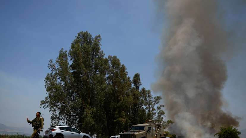 Cross-border hostilities between Hezbollah and Israeli forces near Kiryat Shmona