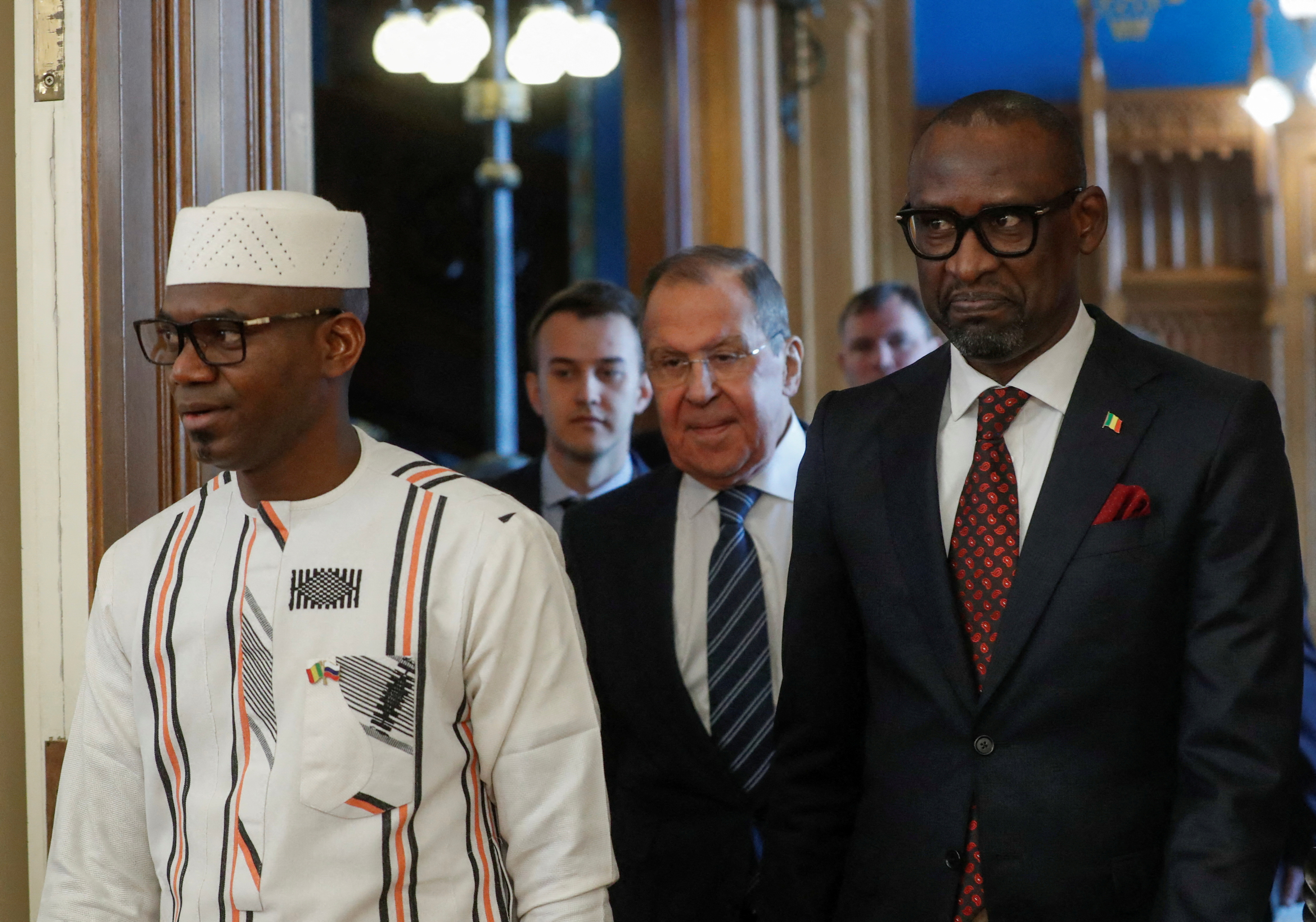 FILE PHOTO: Sadio Camara is seen on a visit to Russia in 2024