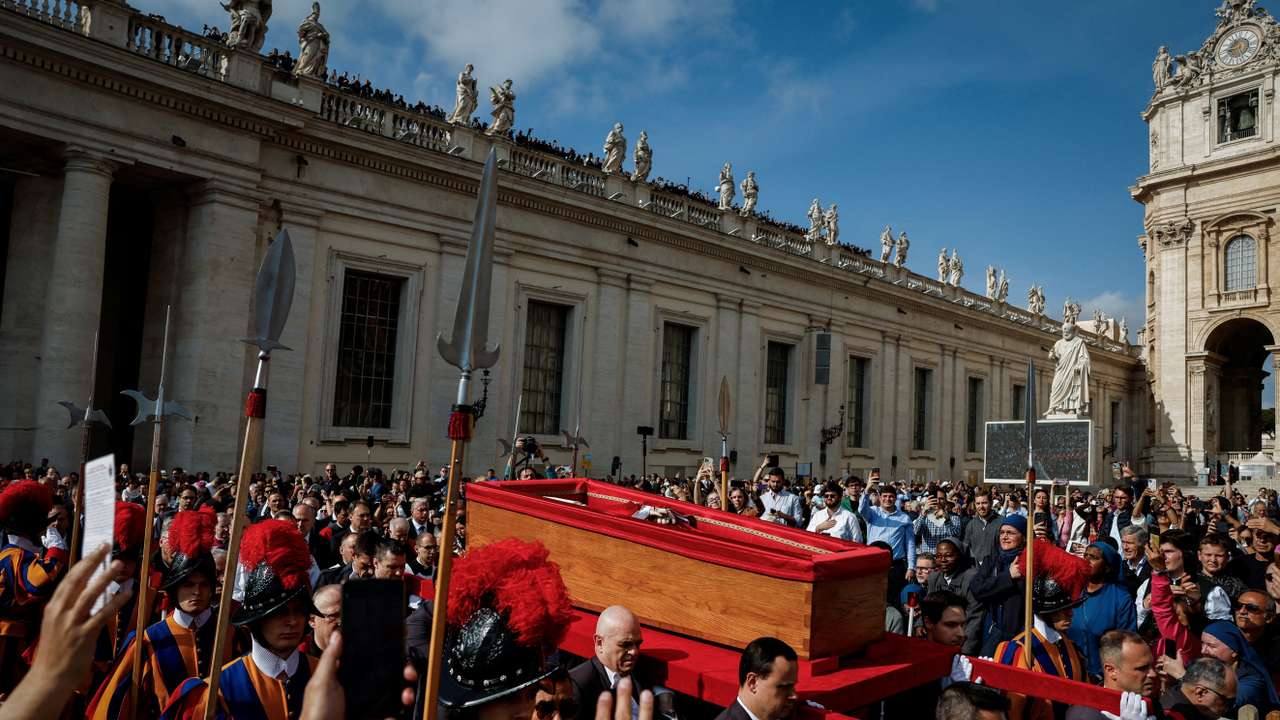 The Wider Image: Thousands line up to pay respect to Francis, the pope of 'outcasts'