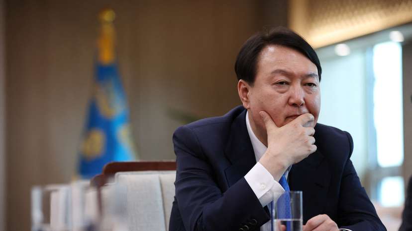 FILE PHOTO: Interview with South Korean President Yoon in Seoul